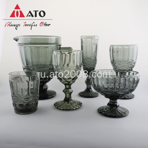 Ato Grey Color Minnewareware Goblet Wine Glass набор